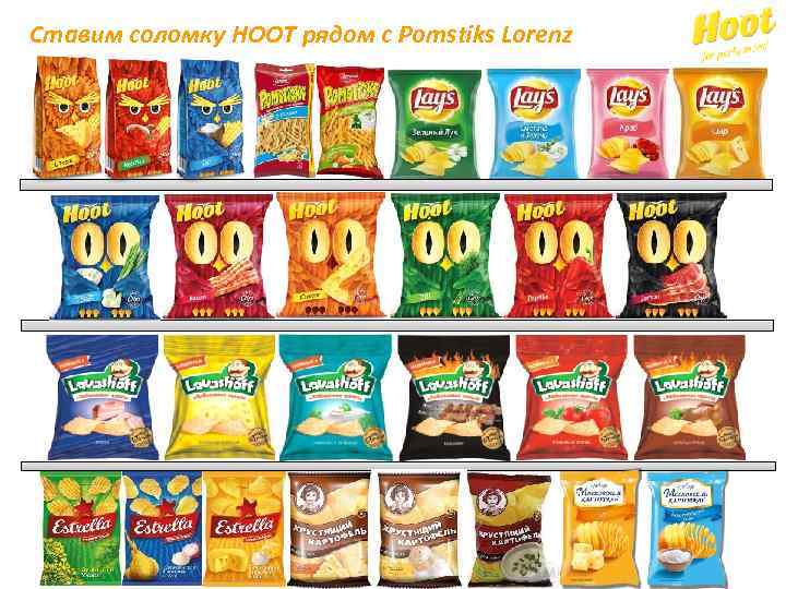 Ставим соломку HOOT рядом с Pomstiks Lorenz 