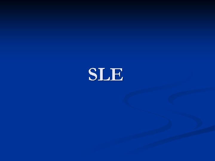 SLE 