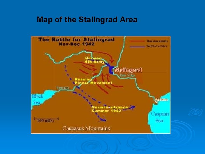 Map of the Stalingrad Area 