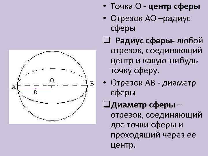 Отрезок ао