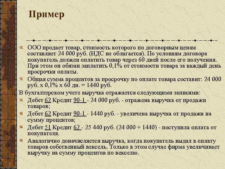 Пример ООО продает товар, стоимость которого по договорным ценам составляет 24 000 руб. (НДС