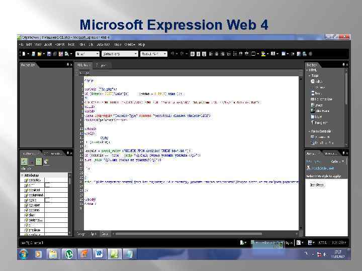 Microsoft Expression Web 4 