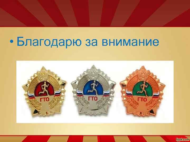  • Благодарю за внимание 