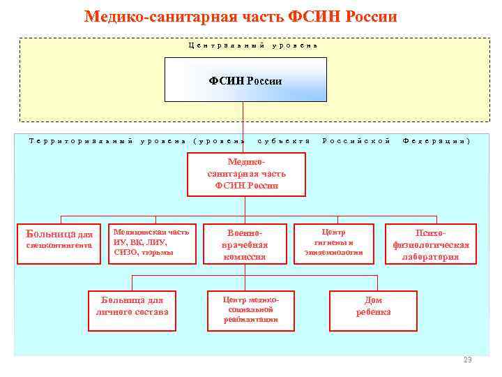 Медико-санитарная часть ФСИН России Ц е н т р а л ь н ы