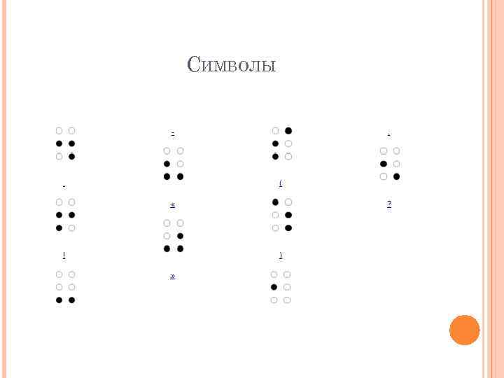 СИМВОЛЫ 