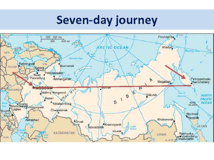 Seven-day journey 
