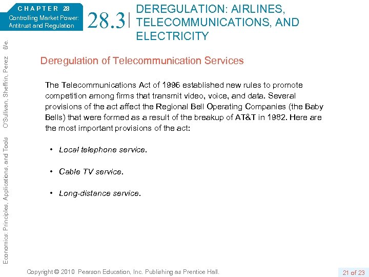 28. 3 Economics: Principles, Applications, and Tools O’Sullivan, Sheffrin, Perez 6/e. C H A