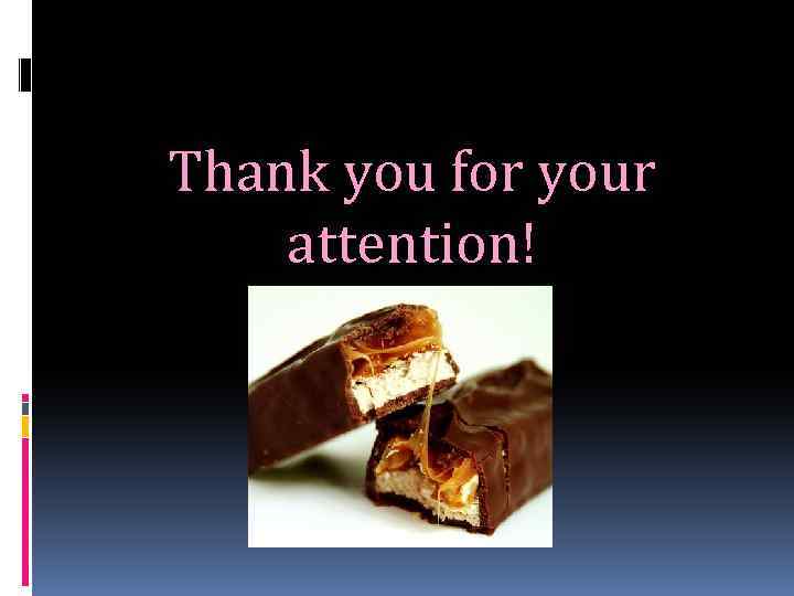 Thank you for your attention! 