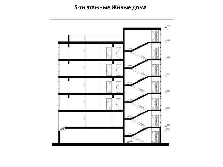 5 -ти этажные Жилые дома 