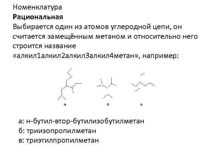 Рациональная номенклатура