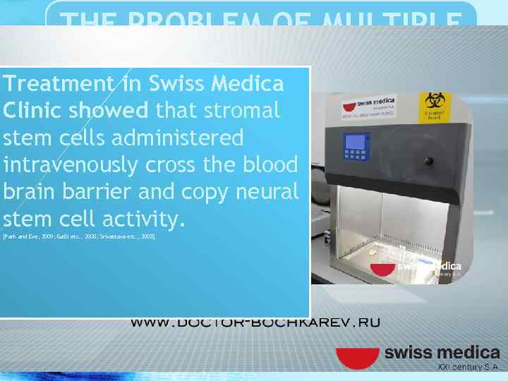 THE PROBLEM OF MULTIPLE SCLEROSIS Treatment in Swiss Medica Clinic showed that stromal stem
