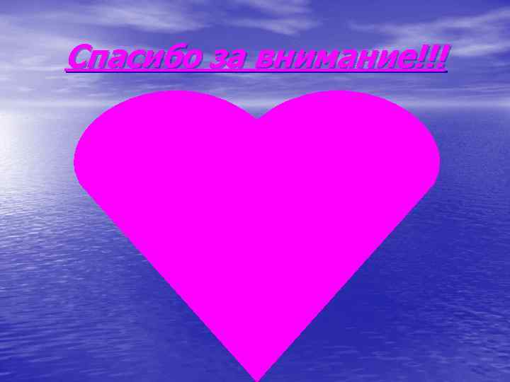 Спасибо за внимание!!! 