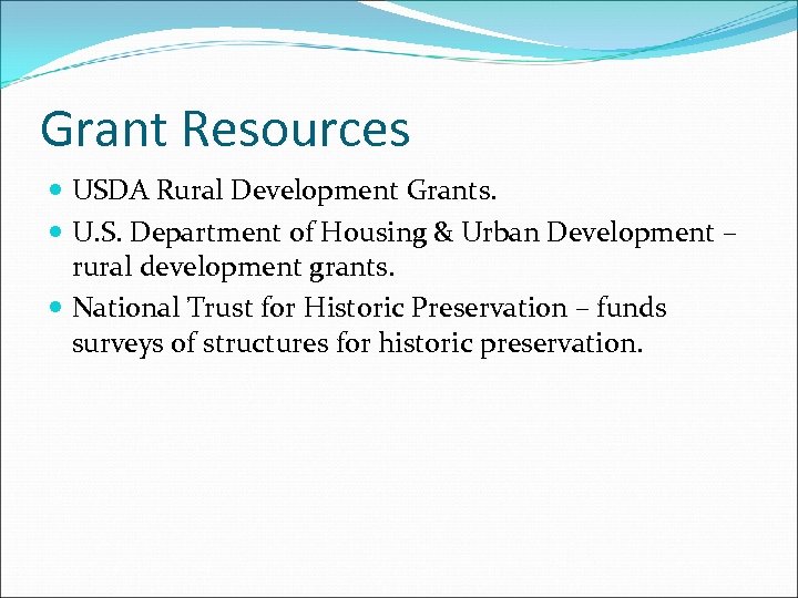 Grant Resources USDA Rural Development Grants. U. S. Department of Housing & Urban Development
