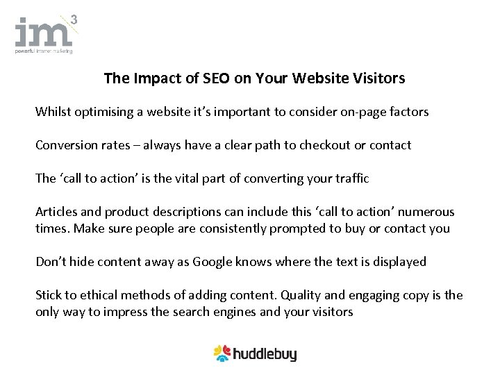 The Impact of SEO on Your Website Visitors Whilst optimising a website it’s important