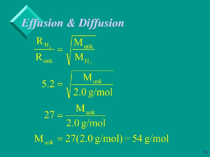 Effusion & Diffusion 86 