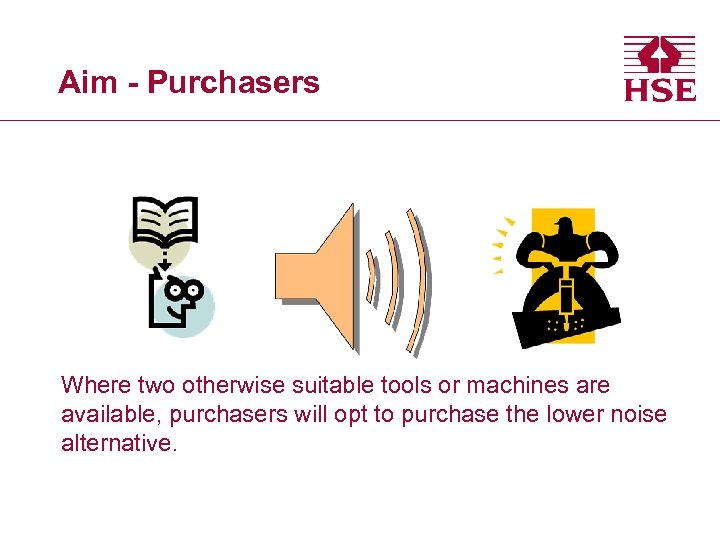 Aim - Purchasers Where two otherwise suitable tools or machines are available, purchasers will