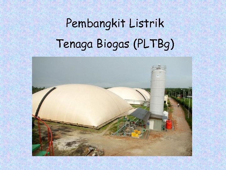 Pembangkit Listrik Tenaga Biogas (PLTBg) 