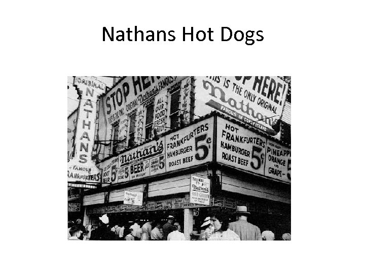 Nathans Hot Dogs 