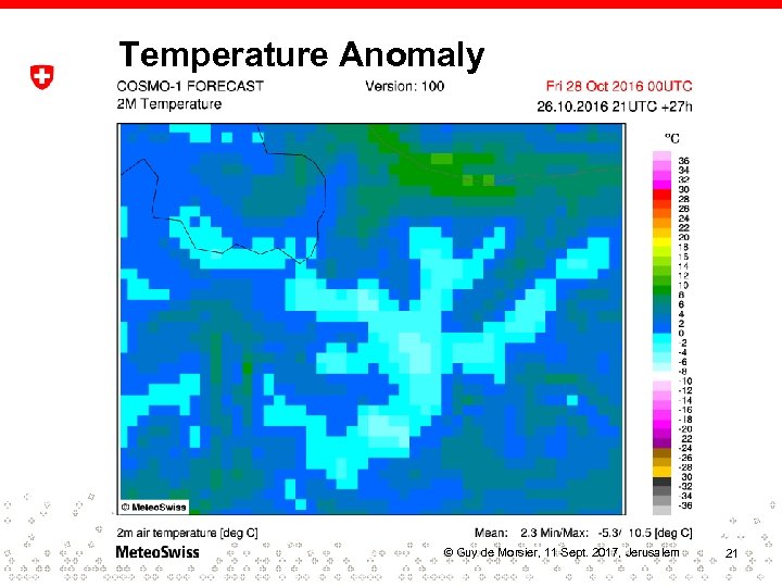 Temperature Anomaly © Guy de Morsier, 11 Sept. 2017, Jerusalem 21 