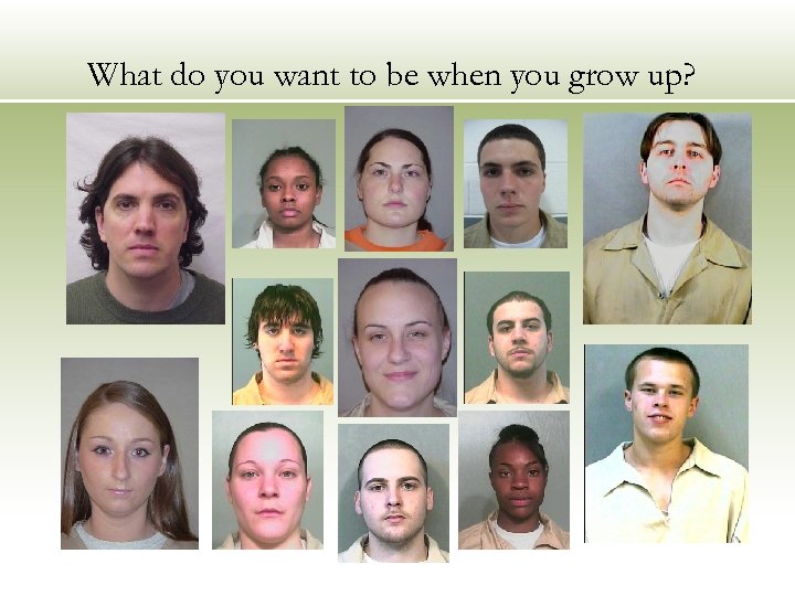 What do you want to be when you grow up? 