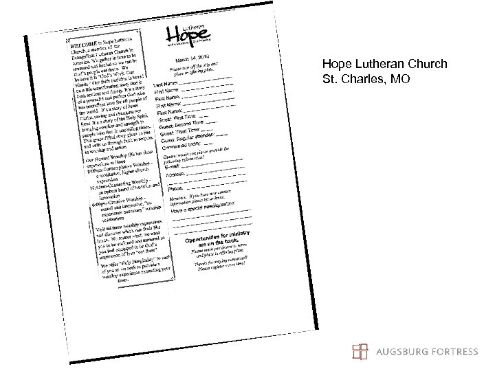 Hope Lutheran Church St. Charles, MO 