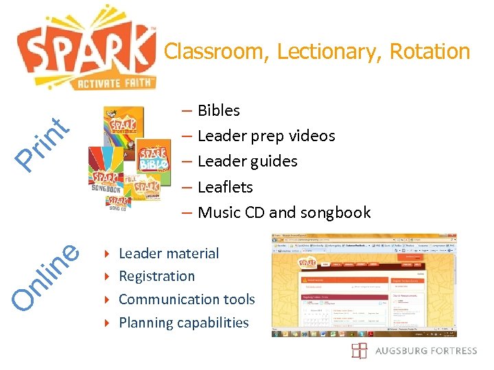 Classroom, Lectionary, Rotation O nl in e Pr in t – Bibles – Leader