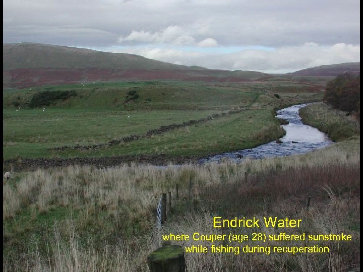 Endrick Water where Couper (age 28) suffered sunstroke while fishing during recuperation 