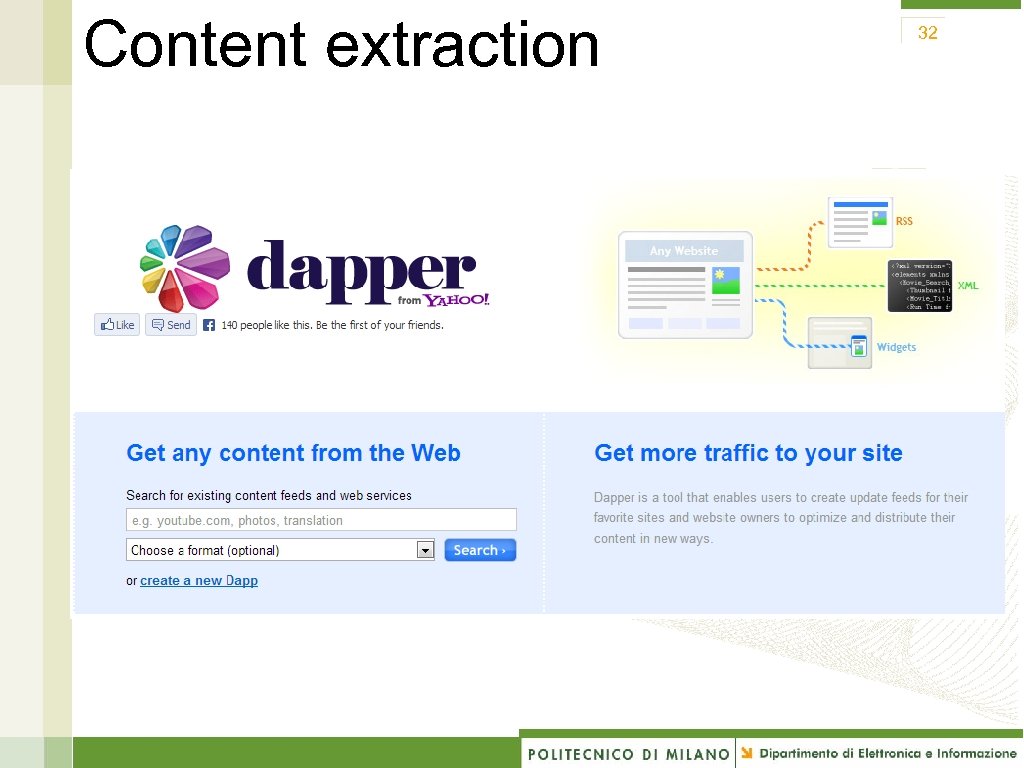 Content extraction 32 