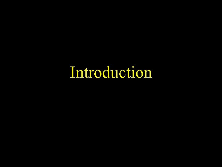 Introduction 