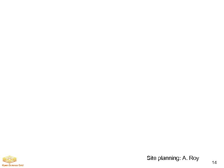 Site planning: A. Roy 14 