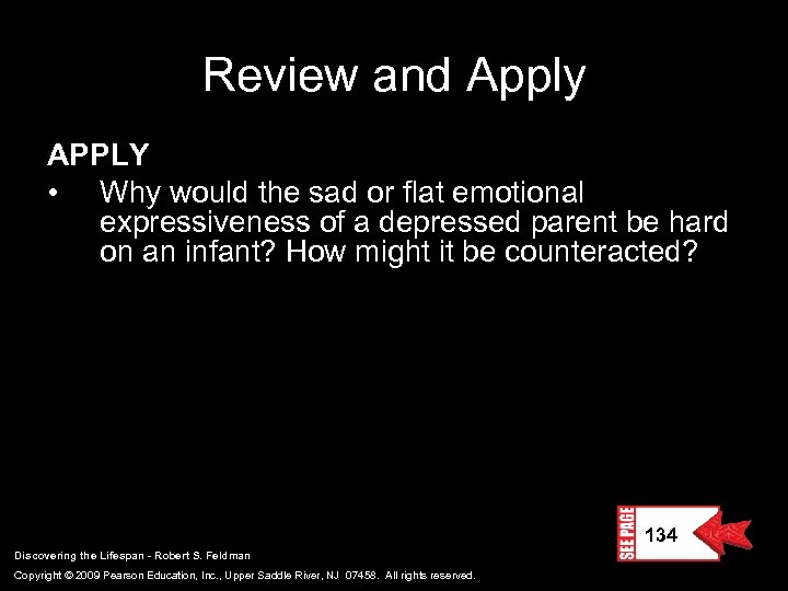 Review and Apply APPLY • Why would the sad or flat emotional expressiveness of