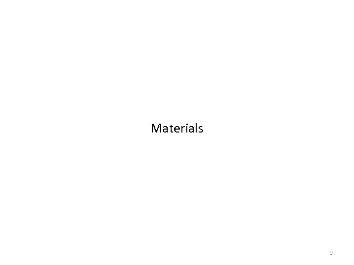 Materials 9 