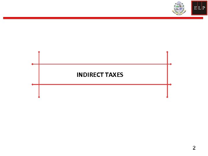 INDIRECT TAXES 2 