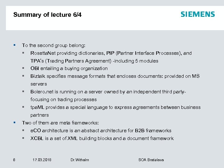 Summary of lecture 6/4 § To the second group belong: § Rosetta. Net providing