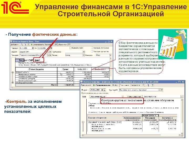 Управление финансами в 1 С: Управление Строительной Организацией - Получение фактических данных: Сбор фактических