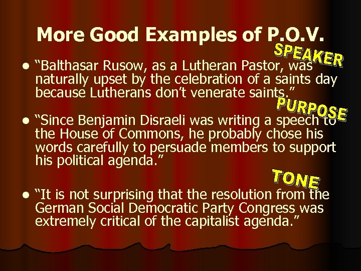 More Good Examples of P. O. V. l “Balthasar Rusow, as a Lutheran Pastor,