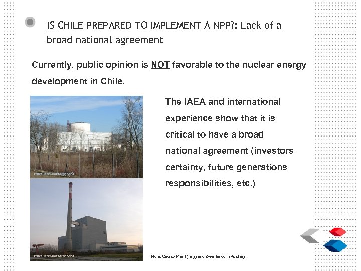 IS CHILE PREPARED TO IMPLEMENT A NPP? : Lack of a broad national agreement
