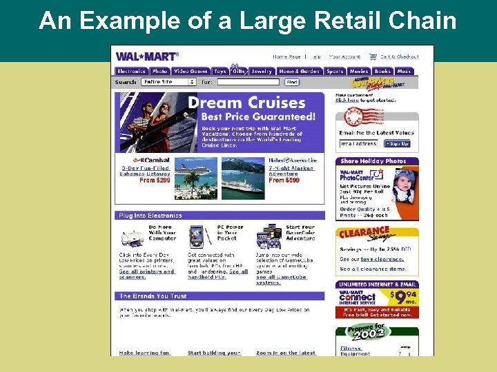 An Example of a Large Retail Chain 