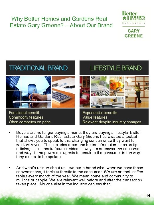 Why Better Homes and Gardens Real Estate Gary Greene? – About Our Brand •