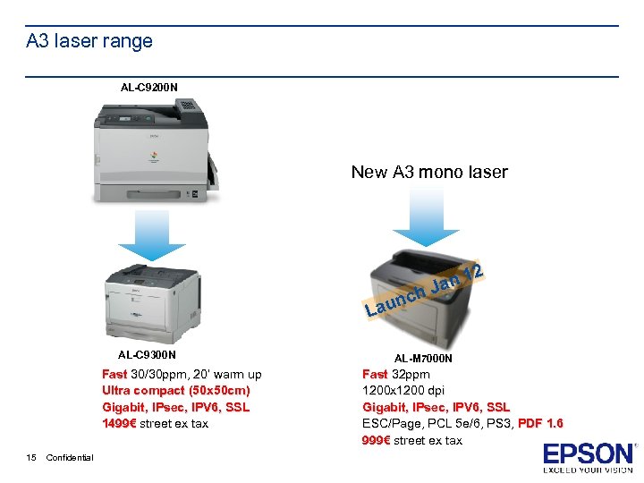 A 3 laser range AL-C 9200 N New A 3 mono laser n 12