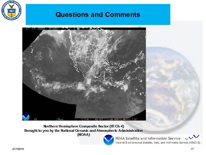 Questions and Comments Northern Hemisphere Composite Sector (IR Ch 4) Brought to you by