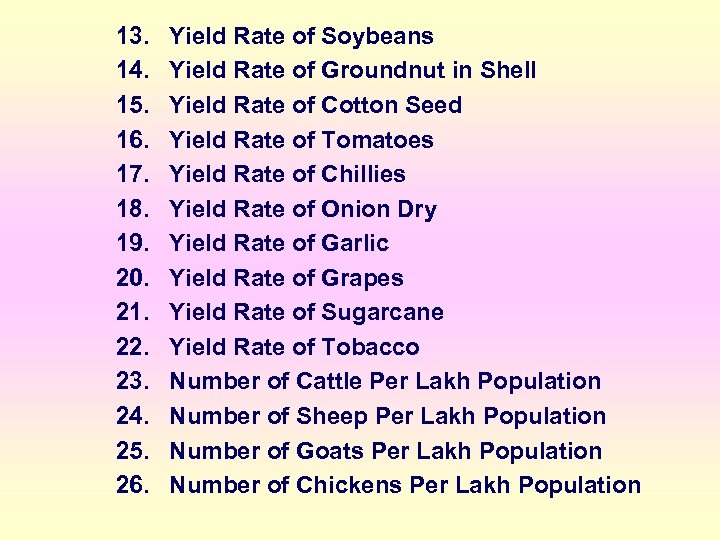 13. 14. 15. 16. 17. 18. 19. 20. 21. 22. 23. 24. 25. 26.