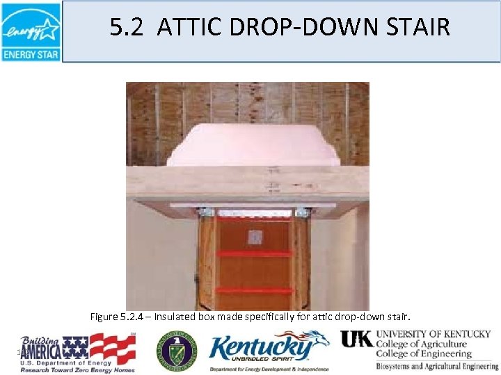 5. 2 ATTIC DROP-DOWN STAIR Figure 5. 2. 4 – Insulated box made specifically