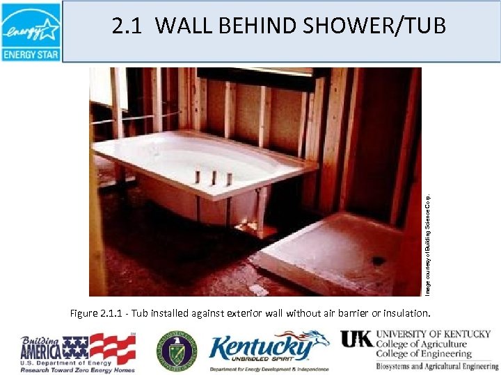 Image courtesy of Building Science Corp. 2. 1 WALL BEHIND SHOWER/TUB Figure 2. 1.