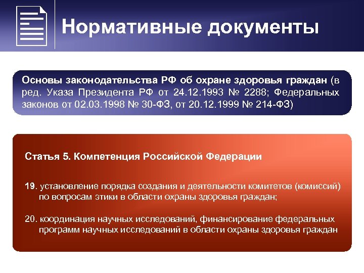 Комиссия по охране здоровья. Нормативные документы президента РФ. ФС нормативный документ. 357 Ст ФЗ. Ст.14 указа президента 2288.