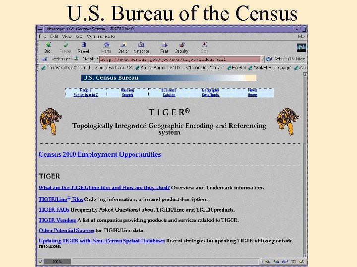 U. S. Bureau of the Census 