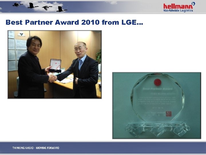 Best Partner Award 2010 from LGE… 