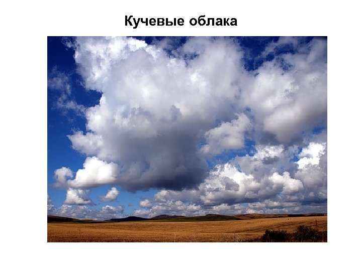 Кучевые облака 