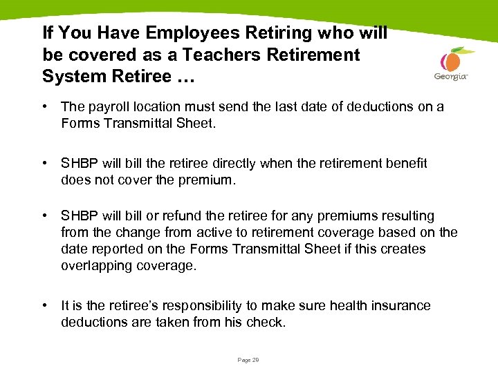 If You Have Employees Retiring who will be covered as a Teachers Retirement System