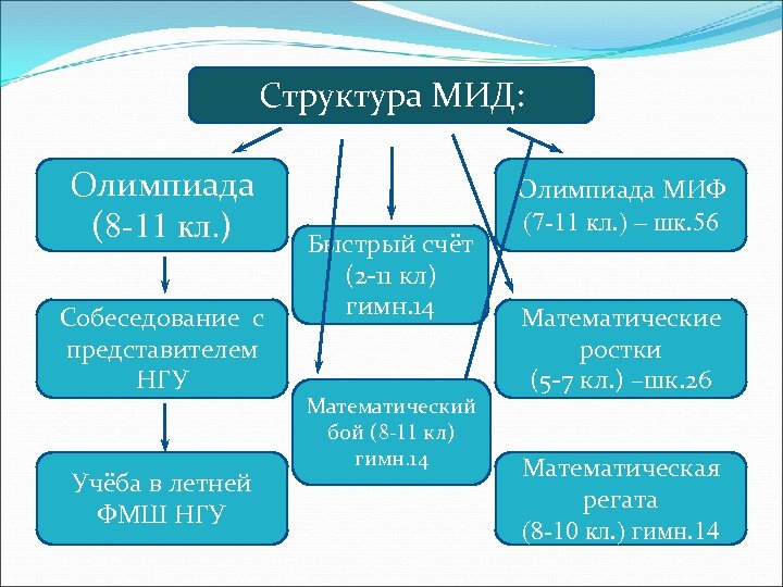 Структура мид рф схема